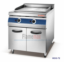 HEG-92 Electric Half-Grooved Griddle with Cabinet
