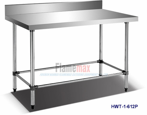 HWT-1-812P Working Table with splashback