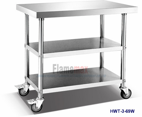 HWT-3-69W 3-deck mobile working table