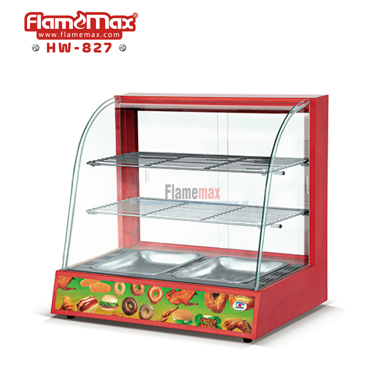 Curved Glass Food Display Showcase (HW-827A) - Buy Showcase, Food ...