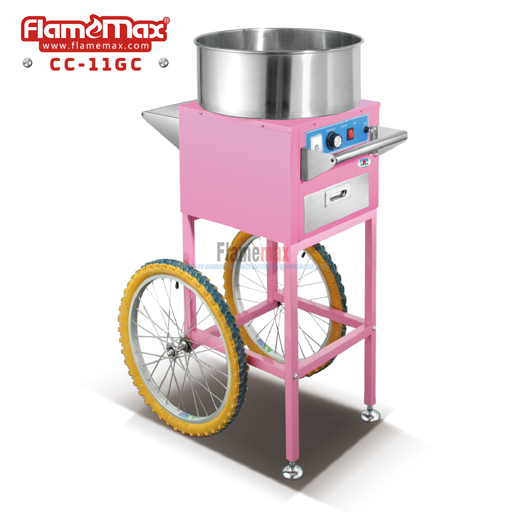 CC-11GC Gas Cotton Candy Machine With Cart
